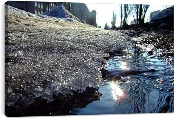 Постер на подрамнике - Зима