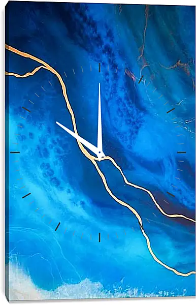 Часы картина - Abstraction ocean3. Mari Dein