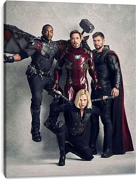 Постер на подрамнике - Мстители Война бесконечности