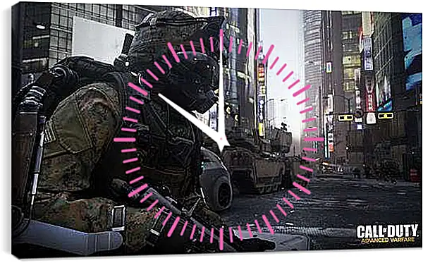 Часы картина - Call Of Duty: Advanced Warfare