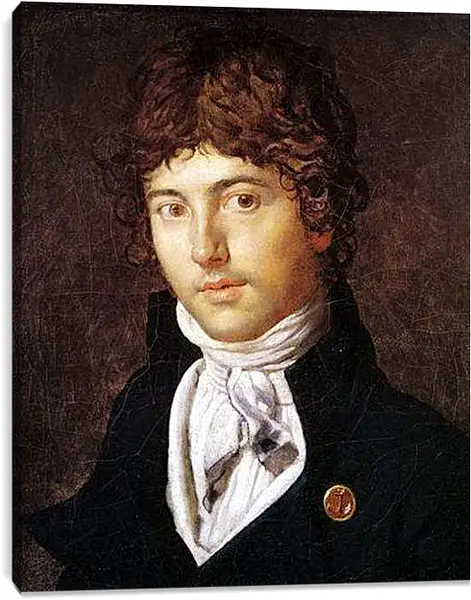 Постер на подрамнике - Portrait of Pierre Francois Bernier. Жан Огюст Доминик Энгр