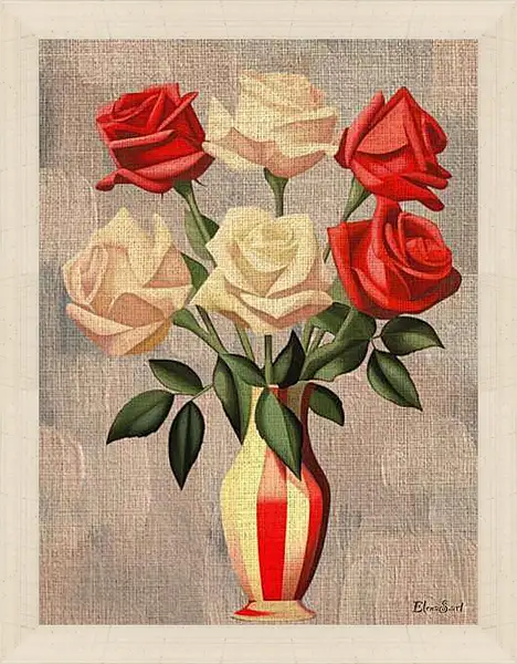 Картина в раме - Flowers 51