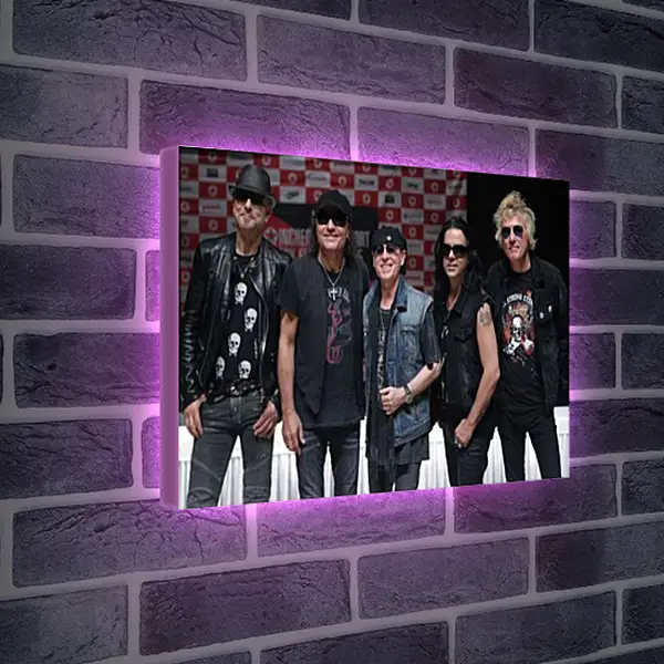 Лайтбокс световая панель - Скорпионс. Scorpions