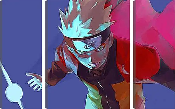 Модульная картина - Наруто Узумаки Арт