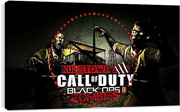 Часы картина - Call Of Duty: Black Ops II