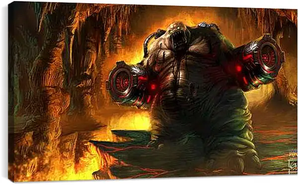 Постер на подрамнике - Doom
