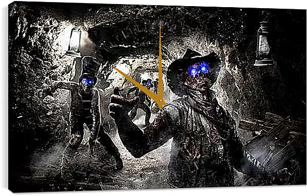 Часы картина - Call Of Duty: Black Ops II
