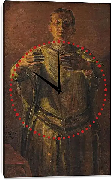 Часы картина - Lady Macbeth. Study. Педер Хенрик Кристиан Сартман