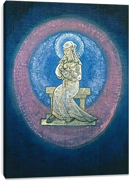 Постер на подрамнике - Матерь Турфана. Рерих Николай