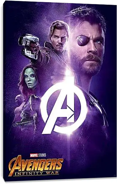 Постер на подрамнике - Мстители Война бесконечности