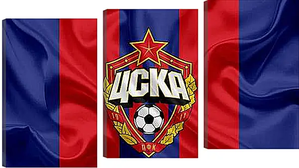 Модульная картина - Эмблема ФК ЦСКА Москва