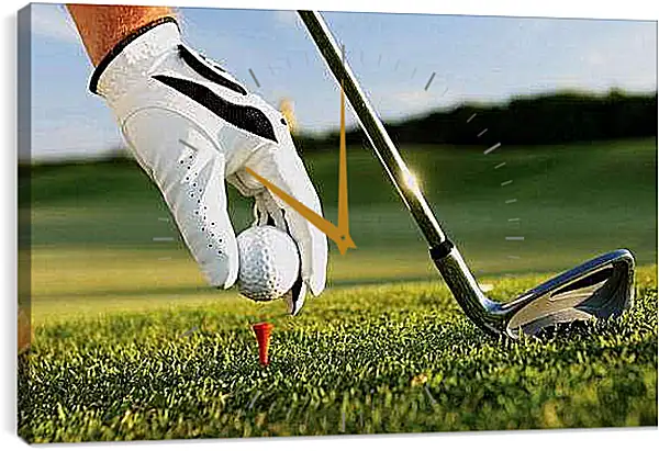 Часы картина - Клюшка для гольфа