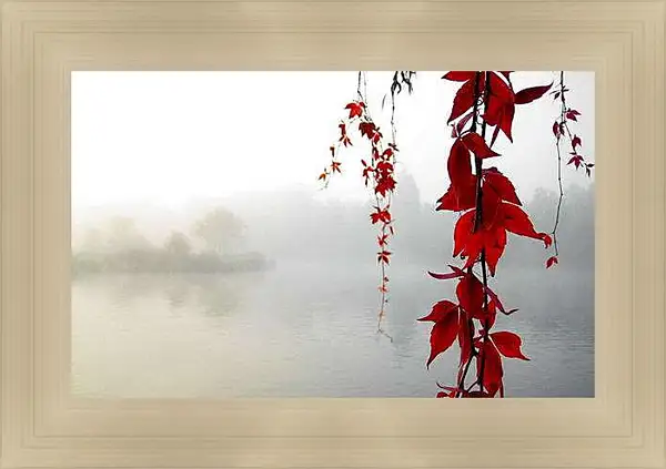 Картина в раме - Осень