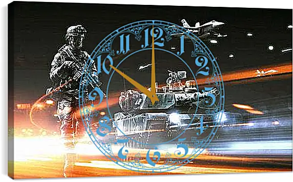 Часы картина - Battlefield 3