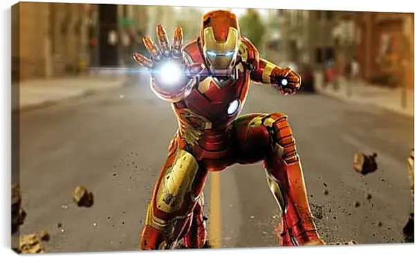 Постер на подрамнике - Железный человек. Iron Man