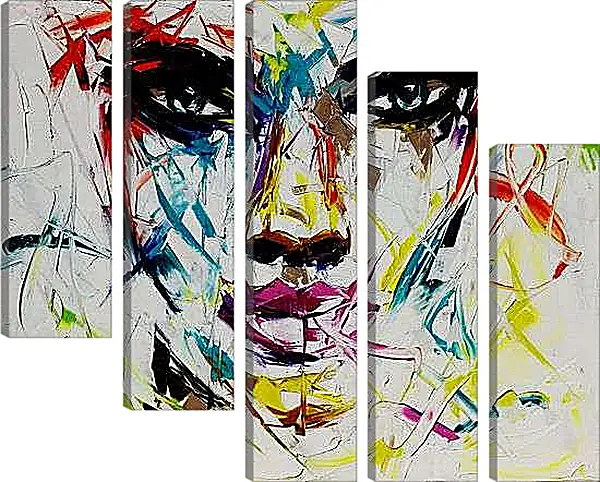 Модульная картина - Хищный взгляд