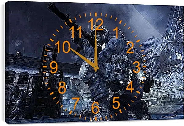 Часы картина - Call Of Duty