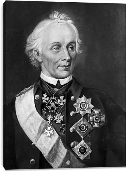 Постер на подрамнике - Александр Васильевич Суворов