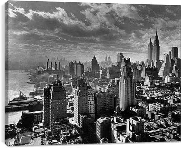 Постер на подрамнике - Америка 30-х годов