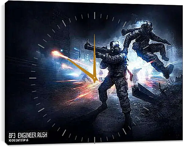 Часы картина - Battlefield 3