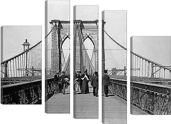 Модульная картина - Бруклинский мост