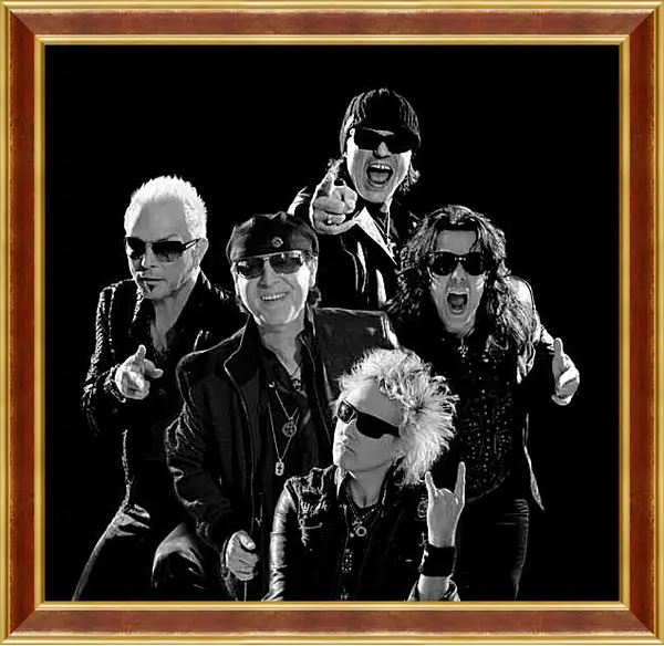 Картина в раме - Скорпионс. Scorpions