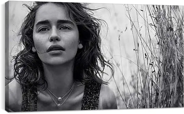 Постер на подрамнике - Эмилия Кларк. Emilia Clarke