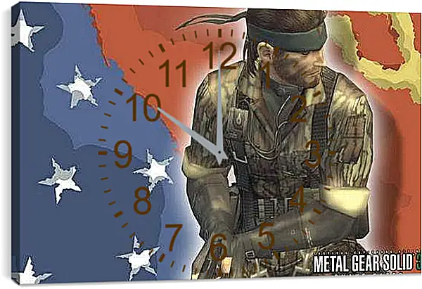 Часы картина - Metal Gear