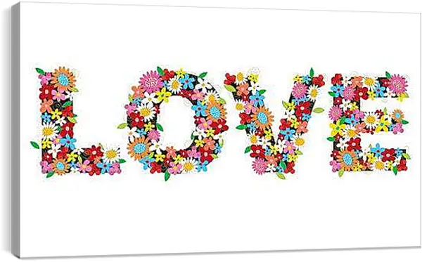 Постер на подрамнике - Любовь