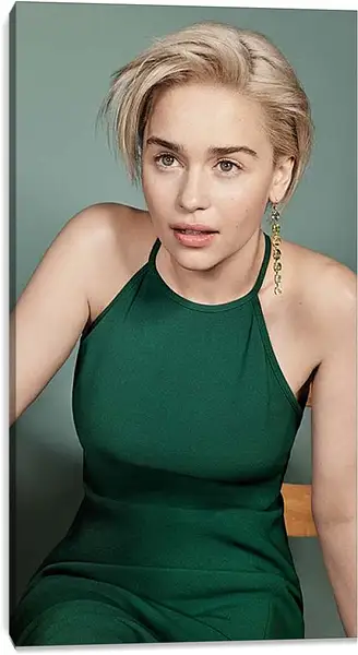 Постер на подрамнике - Эмилия Кларк. Emilia Clarke