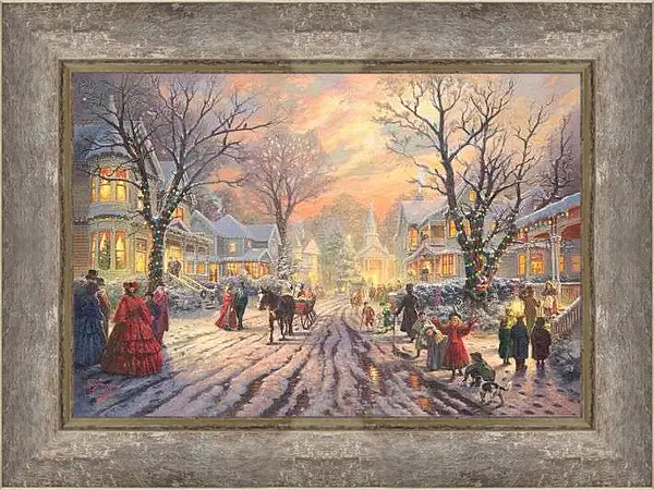 Картина в раме - Рождество