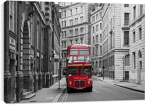 Постер на подрамнике - Улица Лондона