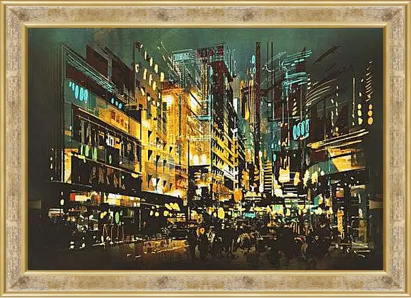 Картина в раме - ART город