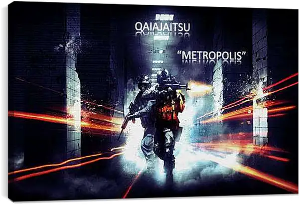 Постер на подрамнике - Battlefield 3