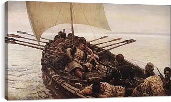 Постер на подрамнике - Степан Разин. Василий Суриков