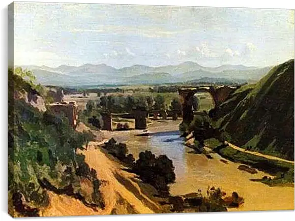 Постер на подрамнике - Bruecke von Narni. Франсиско Гойя