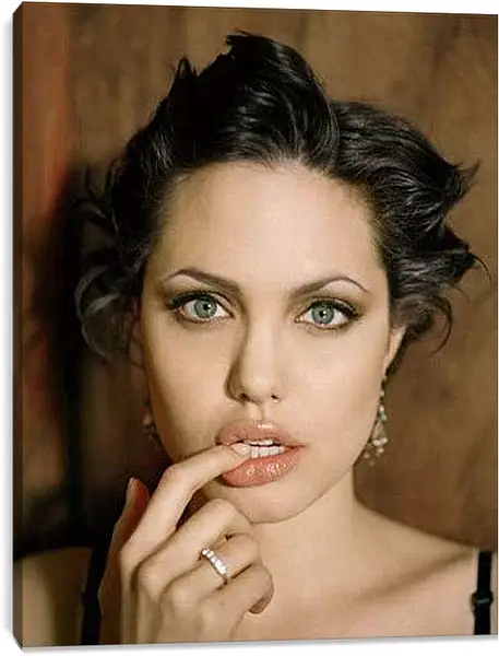 Постер на подрамнике - Angelina Jolie - Анджелина Джоли