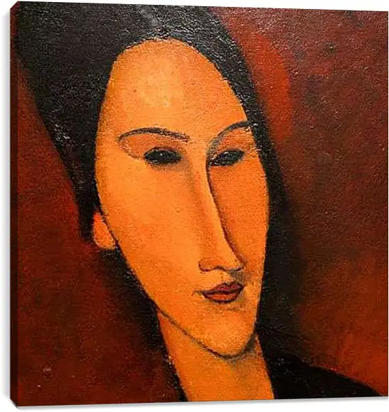 Постер на подрамнике - Anna Zborowska. Анна Зборовска. Амедео Модильяни