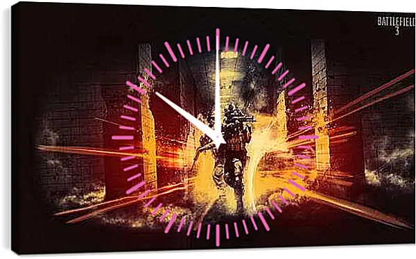 Часы картина - Battlefield 3