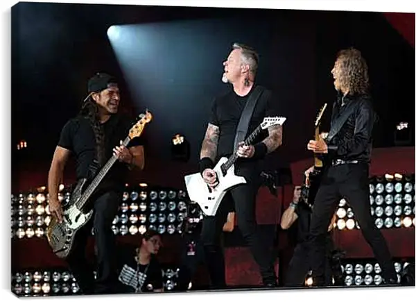 Постер на подрамнике - Металлика. Metallica