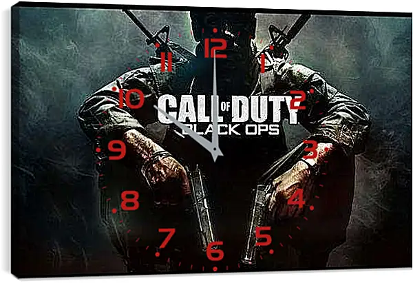 Часы картина - Call Of Duty: Black Ops