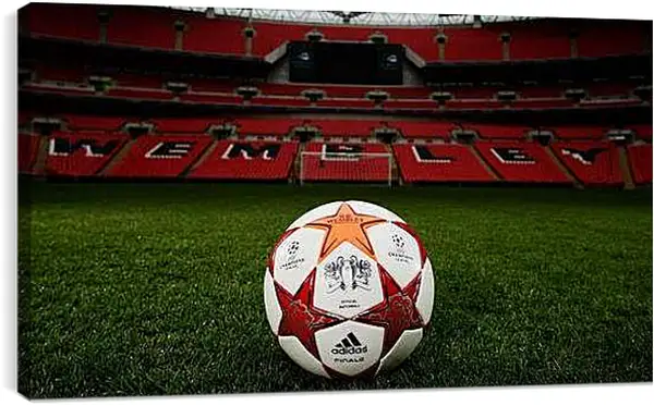 Постер на подрамнике - Мяч Лиги Чемпионов