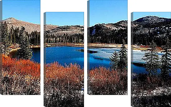 Модульная картина - Зима