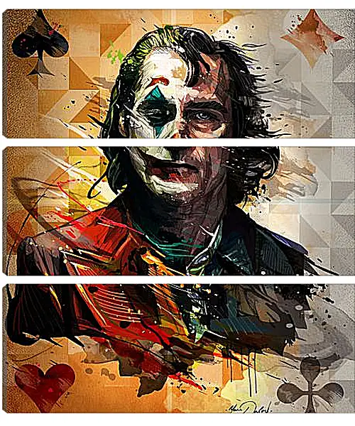 Модульная картина - Джокер Хоакин Феникс