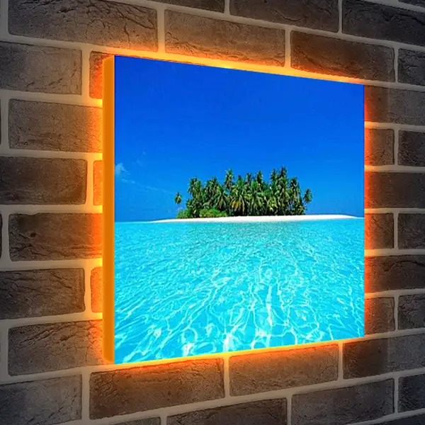 Лайтбокс световая панель - Райский остров