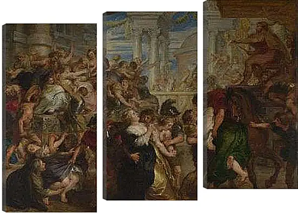 Модульная картина - The Rape of the Sabine Women. Питер Пауль Рубенс