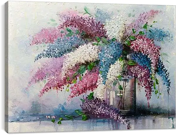 Постер на подрамнике - Букет сирени