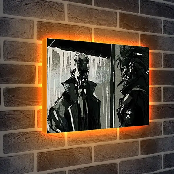 Лайтбокс световая панель - Metal Gear
