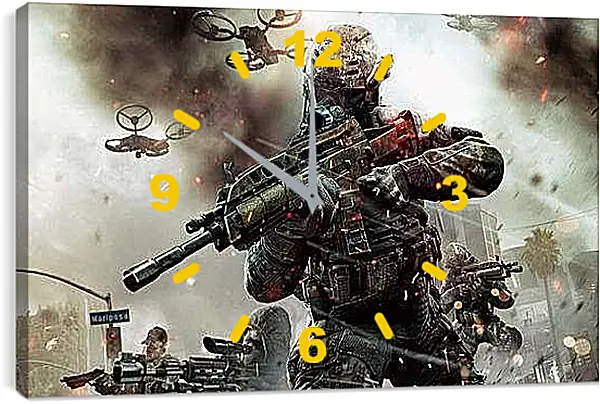 Часы картина - Call Of Duty: Black Ops II