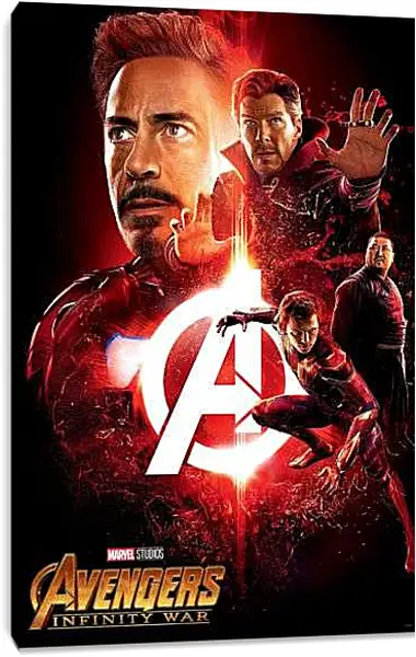 Постер на подрамнике - Мстители Война бесконечности
